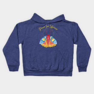 Peace for Ukraine Kids Hoodie